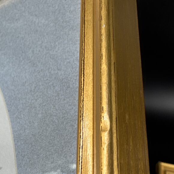 Set of 2 Carolyn Shores Wright Blue Bird Rectangle Frames Signed & Matted - Picture 12 of 14